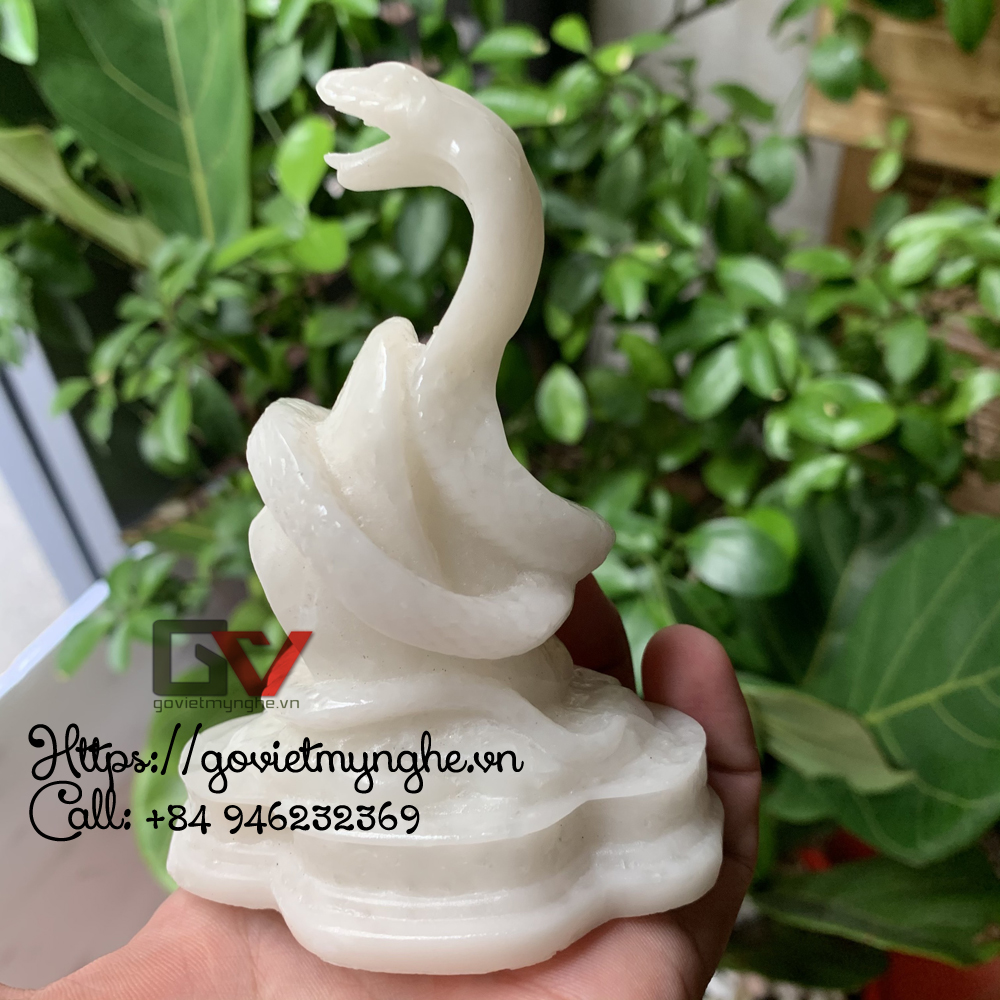 [Ho Chi Minh] [feng shui solid element] snakeskin bar gold catch of fortune for owner-11cm height-White zero water ice