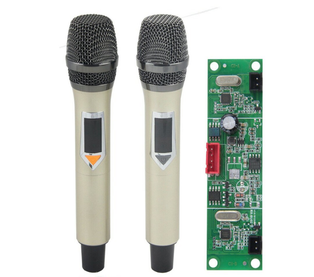 [HCM]Micro không dây UHF kèm Bore mạch dành cho loa kéo (Trắng)