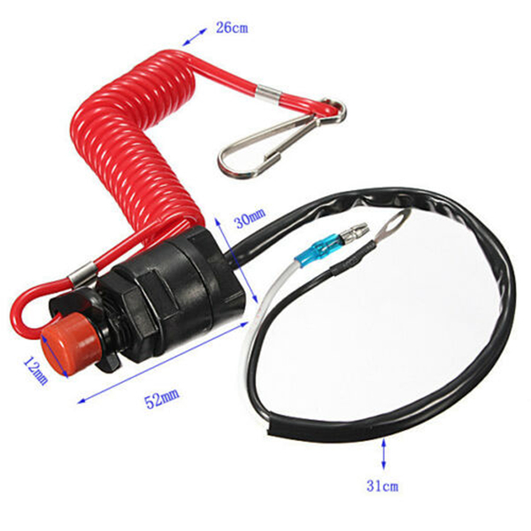 Boat Motor Emergency Kill Stop Switch for Yamaha /Tohatsu Outboard Stop