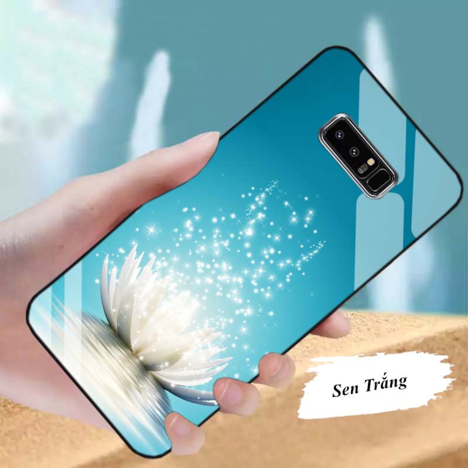 Ốp SAMSUNG NOte 8, S8, S8 Plus Lưng Kính Cường Lực Cao Cấp Mới ƞhất