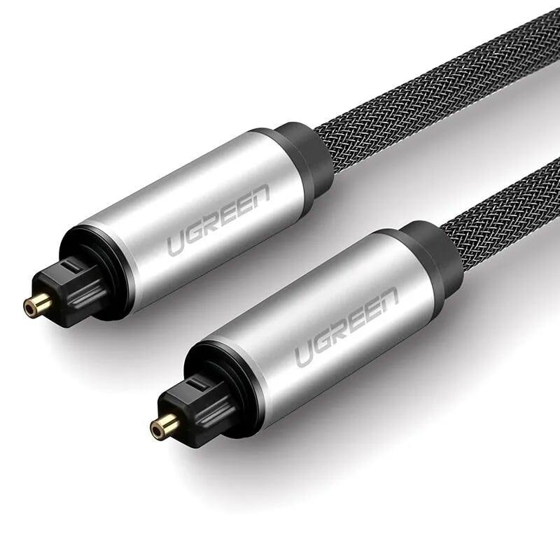 Ugreen 10539 1m màu xám dây cáp quang âm thanh 2 đầu dương av108
