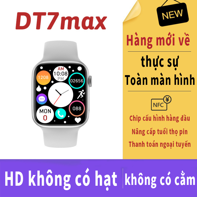 [ Hót ] Đồng hồ Smart Watch Series 7 , đồng hồ thông minh dòng 7 NFC GPS Người theo dõi cuộc gọi Bluetooth , Đồng hồ thông minh thể thao nữ 45mm 2022 cho Android Apple Phone