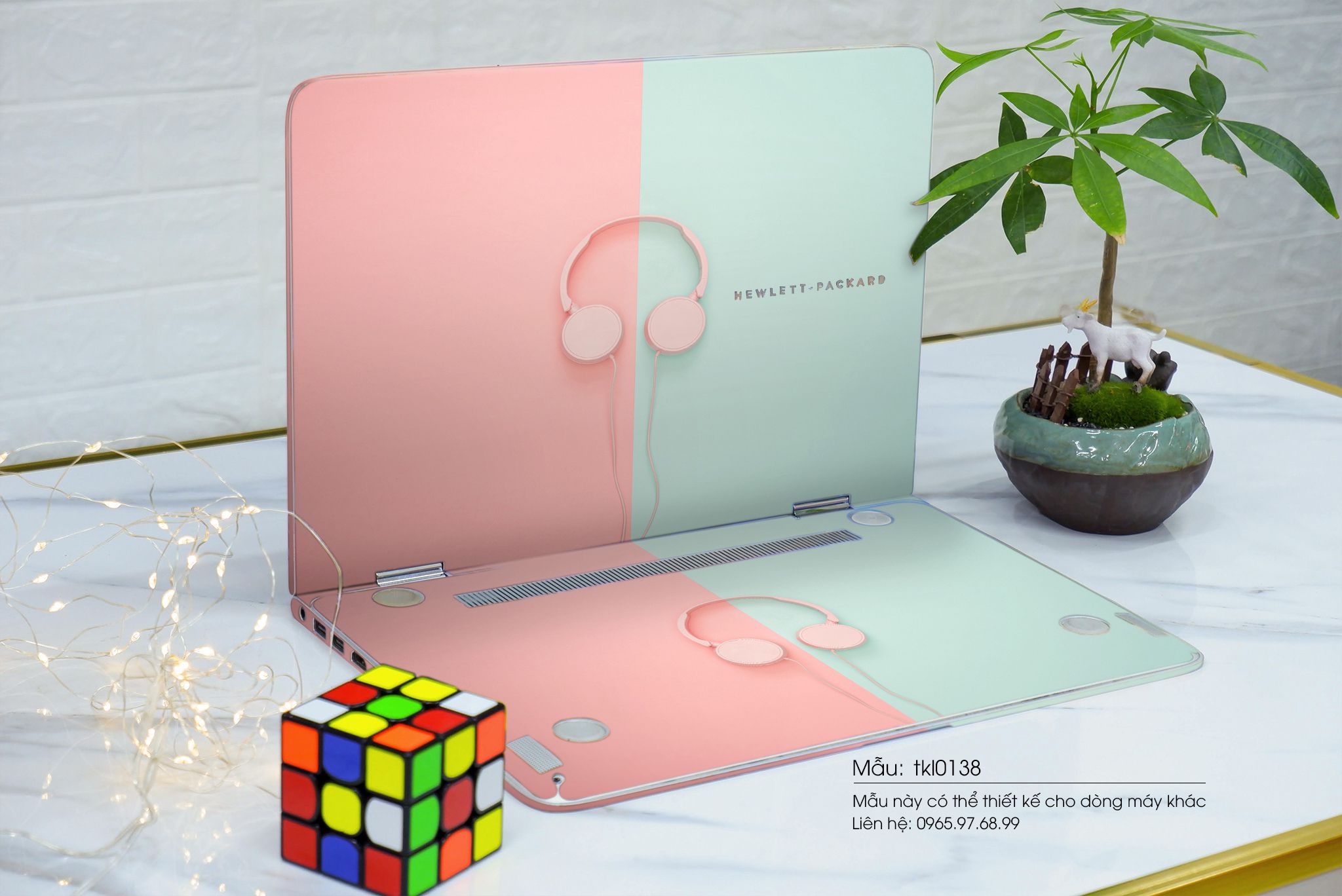 Decal Skin dán Laptop HP mẫu thiết kế (inbox mã máy cho shop)