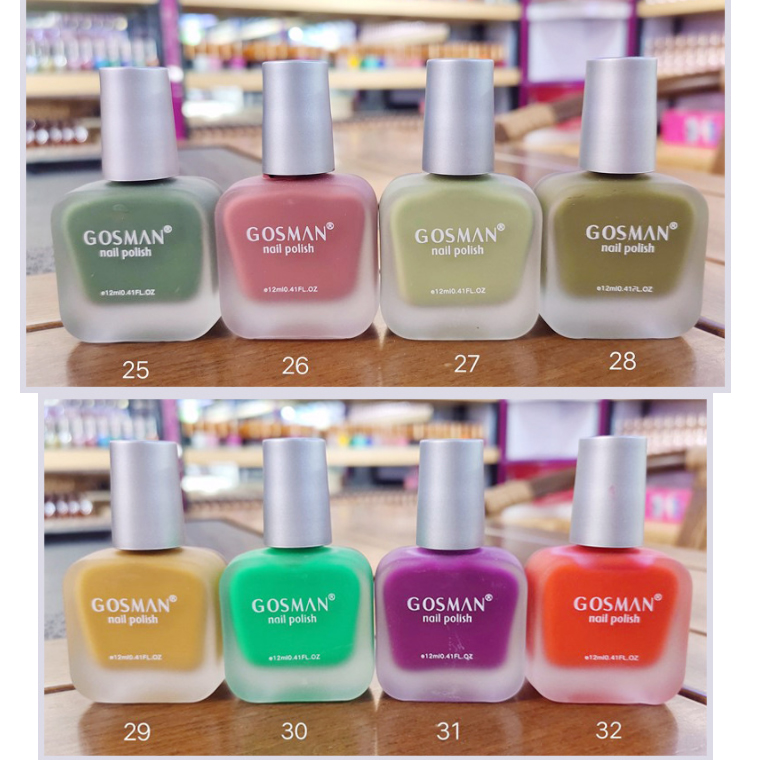 Sơn móng tay siêu sang chảnh Gossman Nails Lacquer 12ml Màu 01