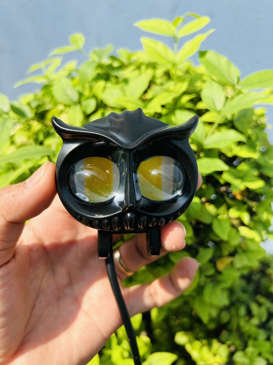 Đèn Trợ Sáng Xe Máy Bi Cầu Mắt Cú Mèo