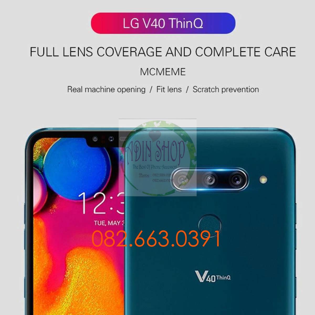 [HCM]Cường lực camera Lg V40 Thin Q nano siêu bảo vệ