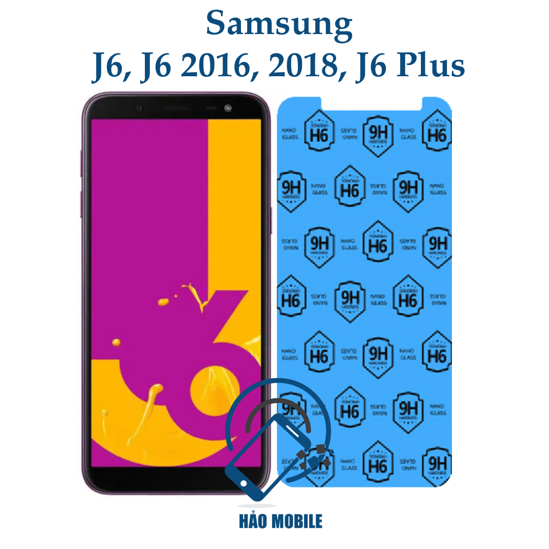 Dán cường lực dẻo nano 9h samsung galaxy j6, j6 2016, 2018, j6 plus