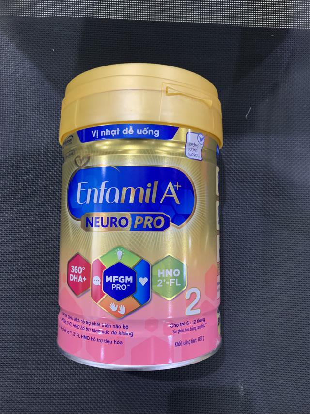 Sữa Bột Enfamil A+ 2 - Hộp 830g (Cho trẻ từ 6~12 tháng tuổi)