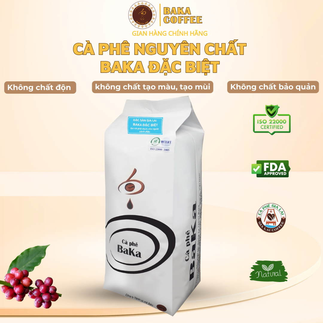 Cà Phê Nguyên Chất Baka Đặc Biệt