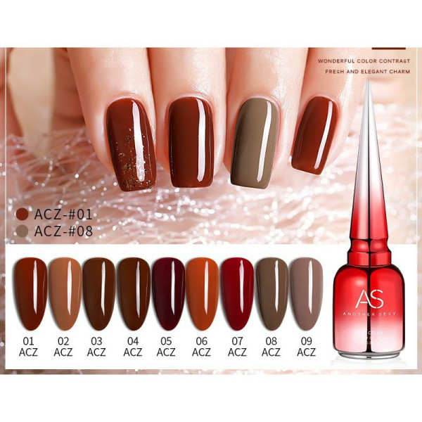 [HCM]Sơn Gel As mã ACZ 15ML - Chai đỏ