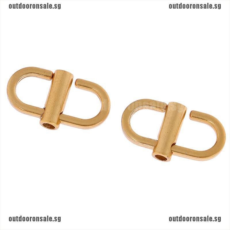 1Pair Adjustable Metal Buckles Chain Strap Bag Shorten Shoulder Ba
