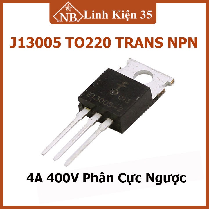 Linh kiện bán dẫn j13005 to220 trans npn 4a 400v phân cực ngược