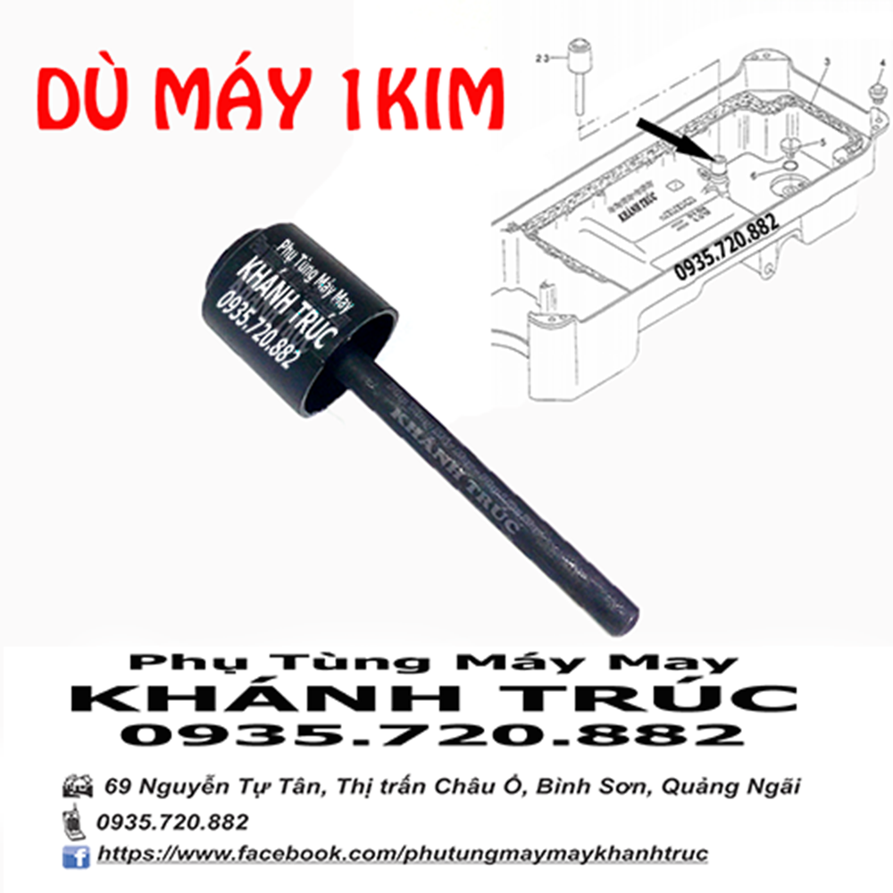 Dù sắt máy may công nghiệp 1kim