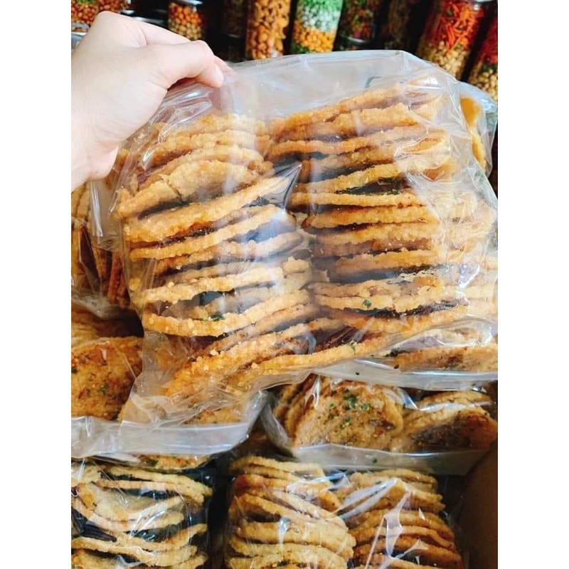 Cơm Cháy Mắm Hành Bể TÚI 1KG TRAMSHOP1993