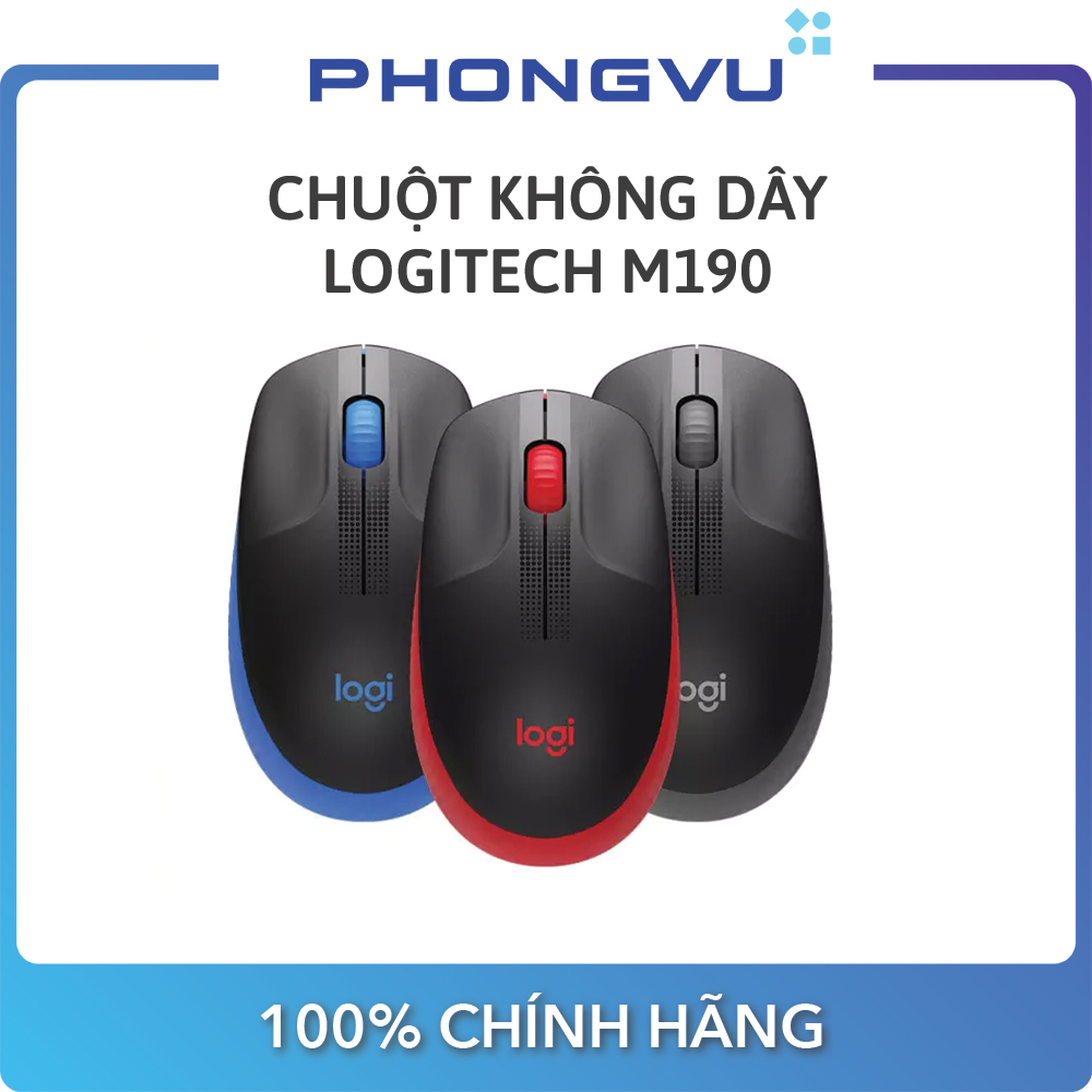 Wireless Mouse Logitech M190 - Warranty 24 month