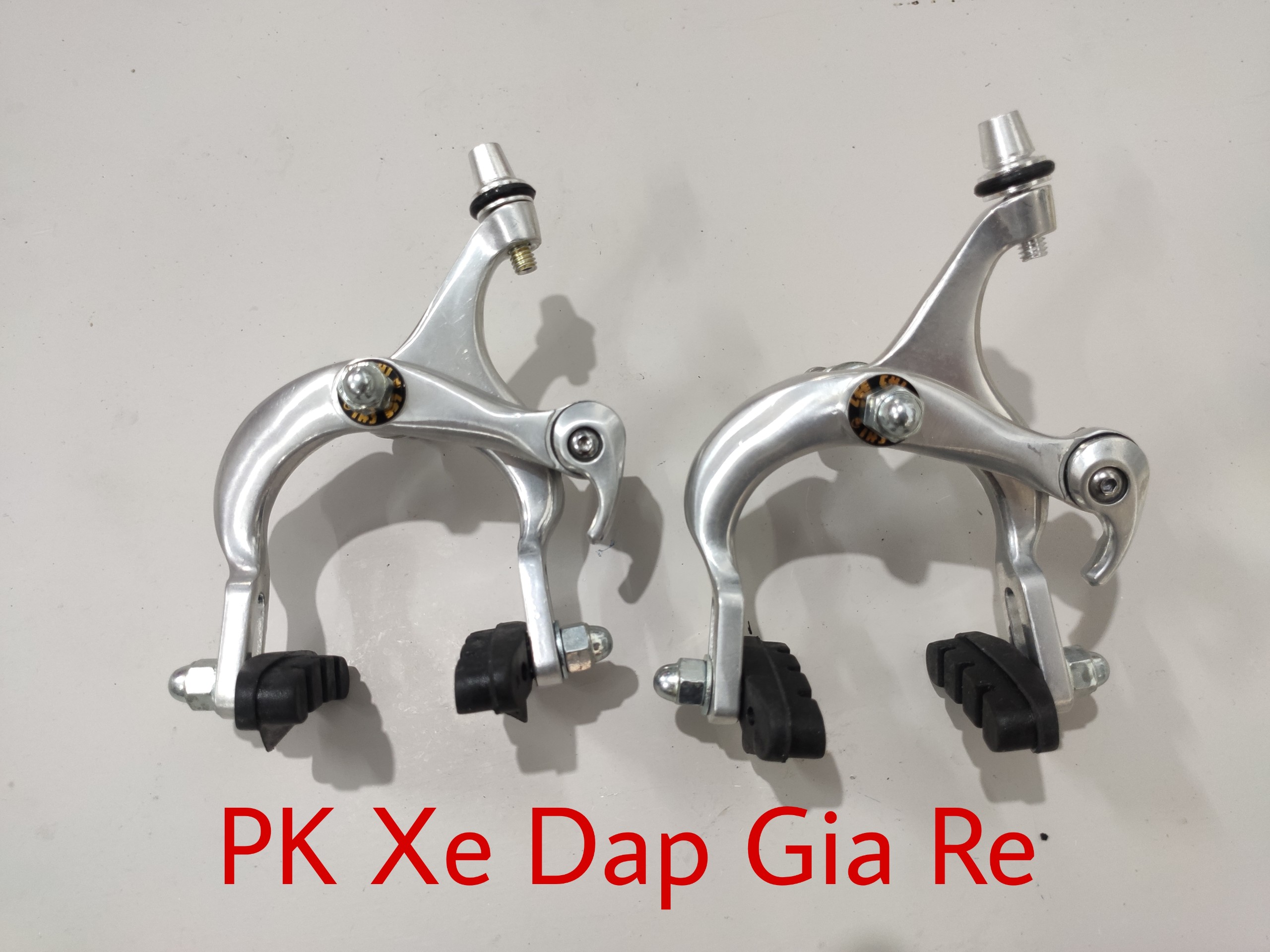 Bộ phanh U nhôm cho xe đạp, Bộ ngàm thắng road nhôm xe đạp 3 lá