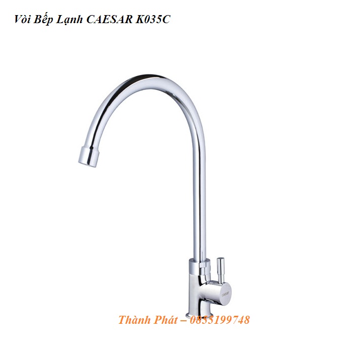 [CHÍNH HÃNG] Vòi Bếp Lạnh CAESAR K035C, vòi rửa bát, rửa chén