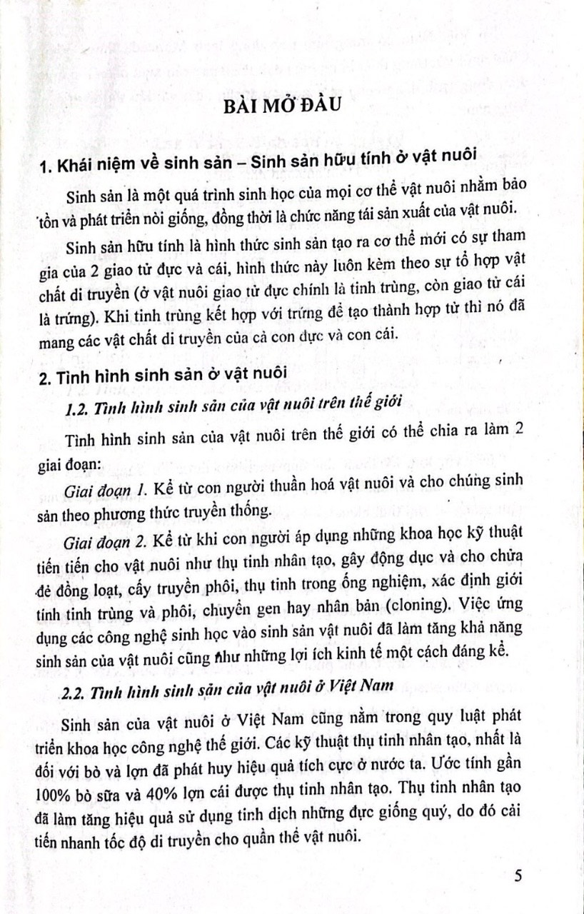 Sách - Sinh Sản Vật Nuôi