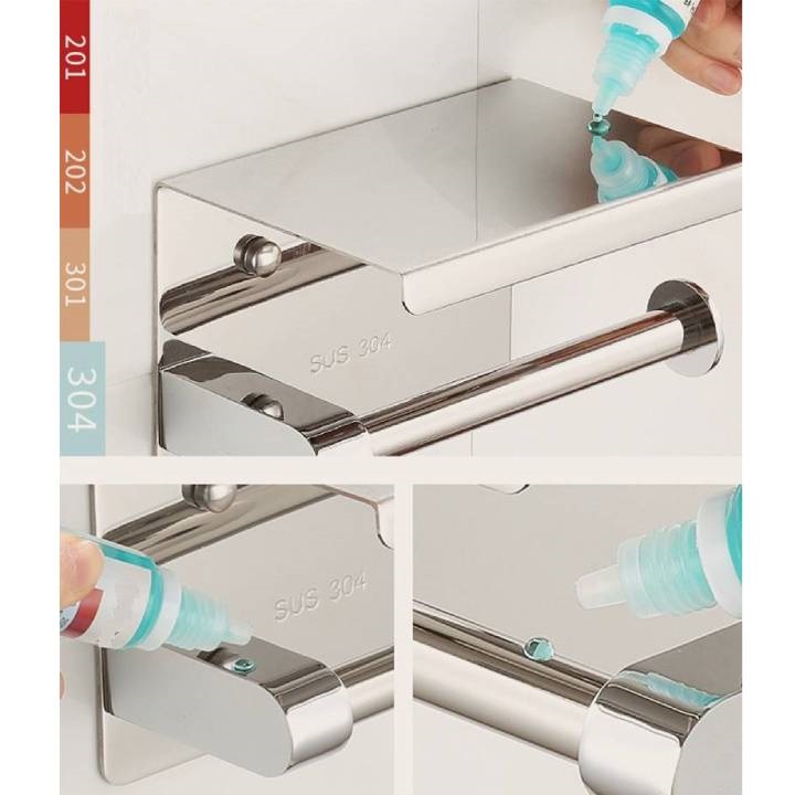 [HCM]HỘP GIẤY VỆ SINH CAO CẤP INOX  SUS 304