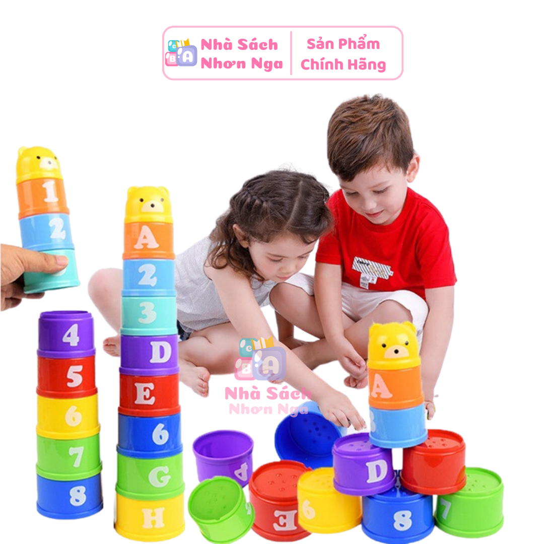 ĐỒ CHƠI THÔNG MINH CỐC XẾP CHỒNG CHO BÉ