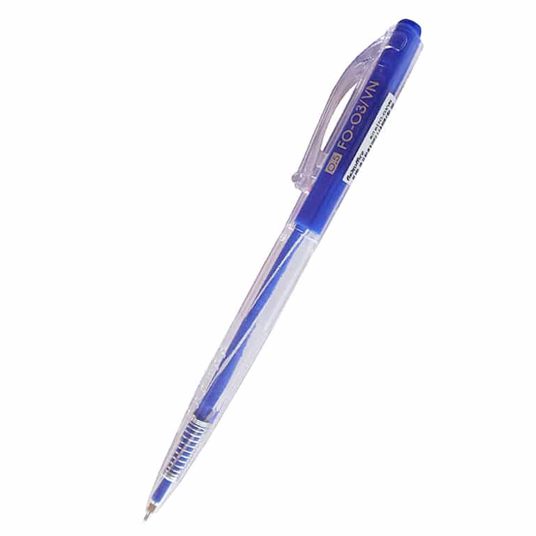 Bút Bi 0.5mm Flexoffice FO-03 - Đỏ/Đen/Xanh (Quy cách đóng gói Hộp 20 chiếc)
