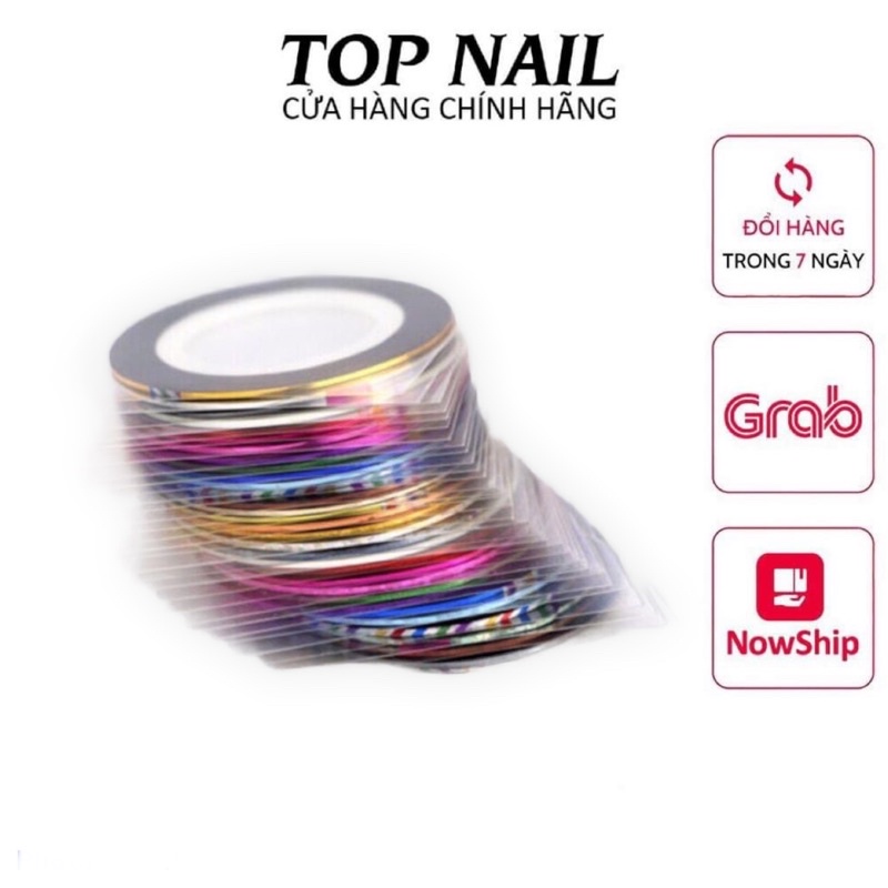 Set dây kim tuyến 30 cuộn trang trí móng