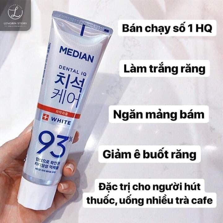 KEM ĐÁNH RĂNG MEDIAN 93% THẢO DƯỢC TRẮNG RĂNG