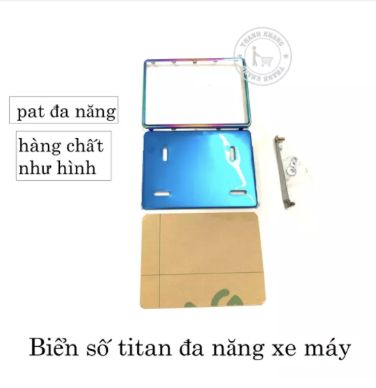 [HCM]biển số titan xe máy chất lượng đảm bảo,gian hàng uy tín,hàng thật như hình Thanh Khang