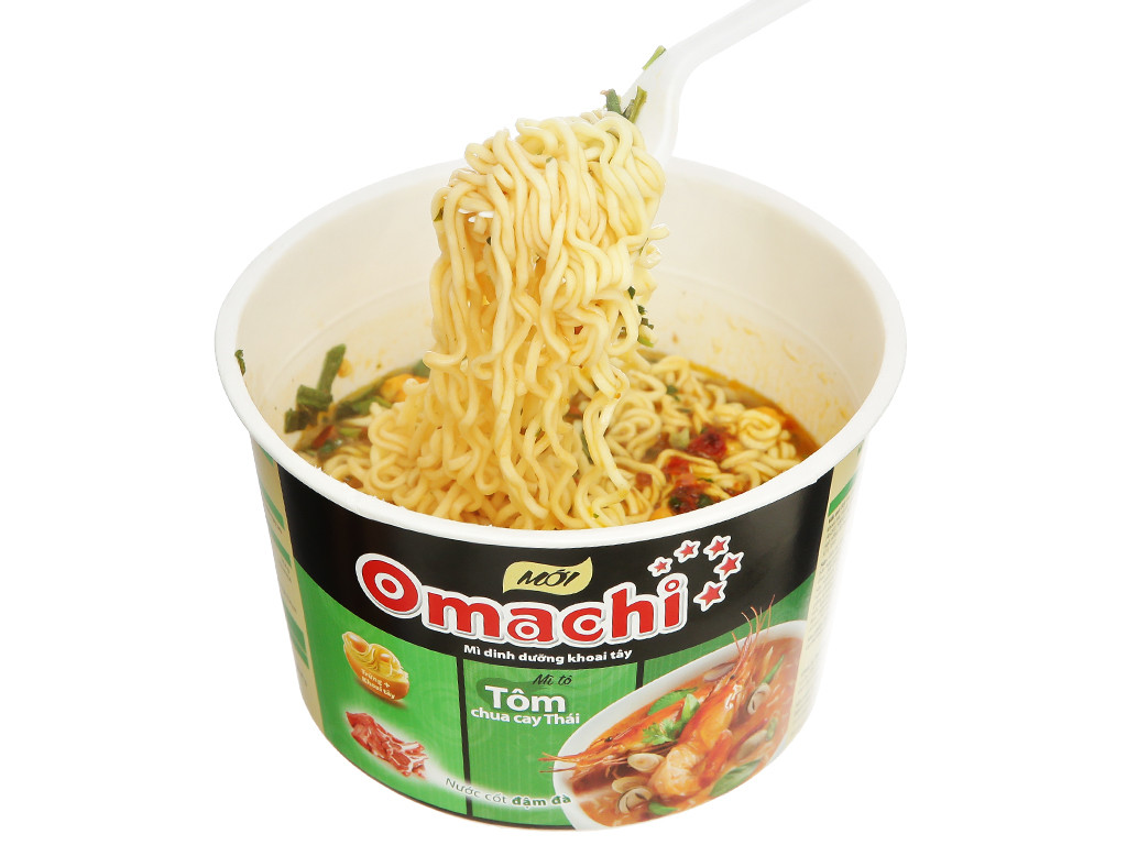 [Date T25/1] Combo Mì Tô Omachi Tôm Chua Cay Thái 91g