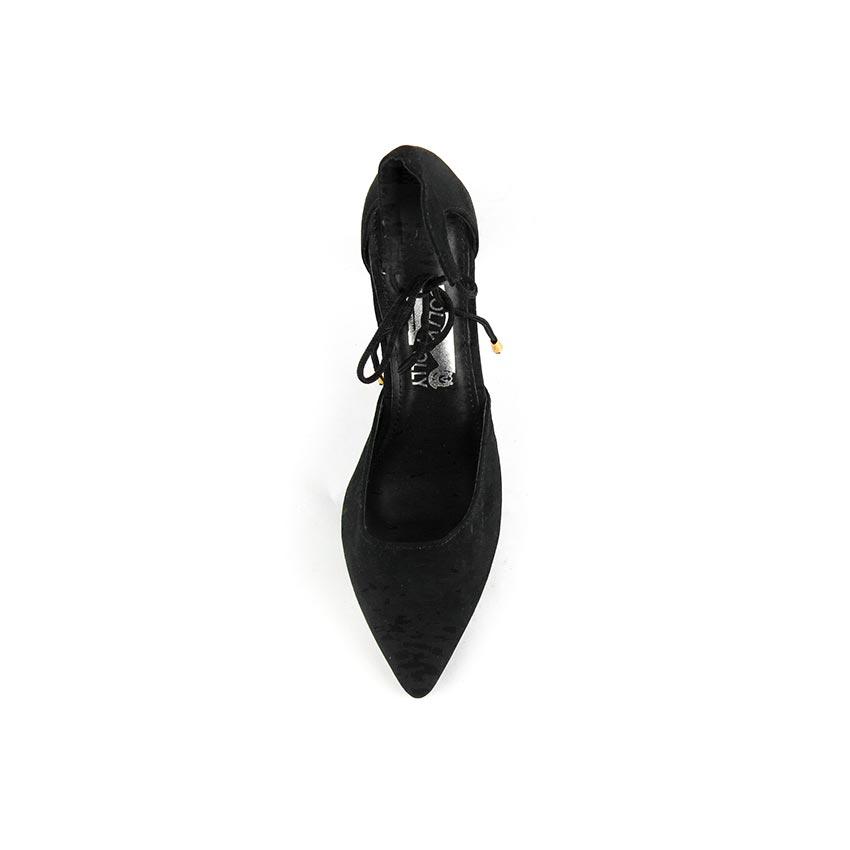 Sandal bít mũi phối dây