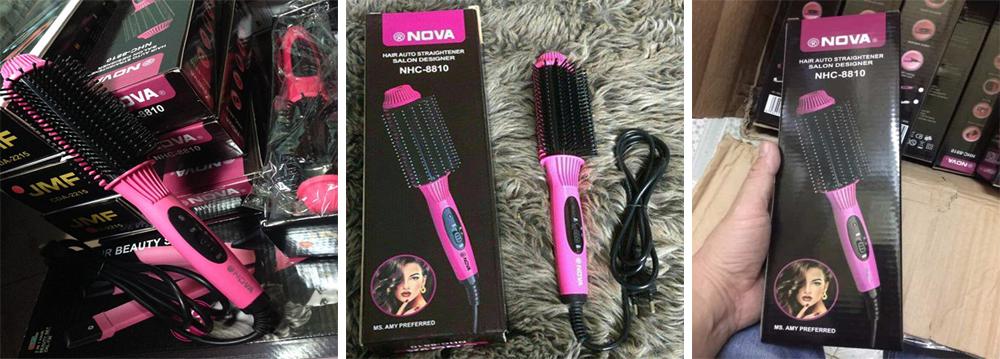 [HCM]Lược điện chải uốn tạo kiểu tóc đa năng NOVA NHC-8810