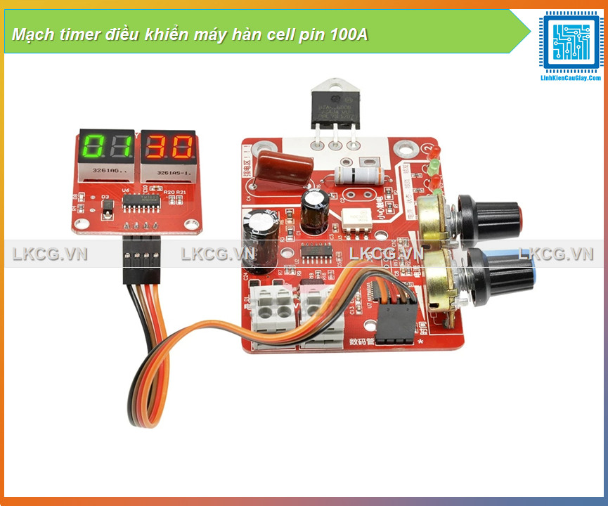 Mạch timer điều khiển máy hàn cell pin 100A