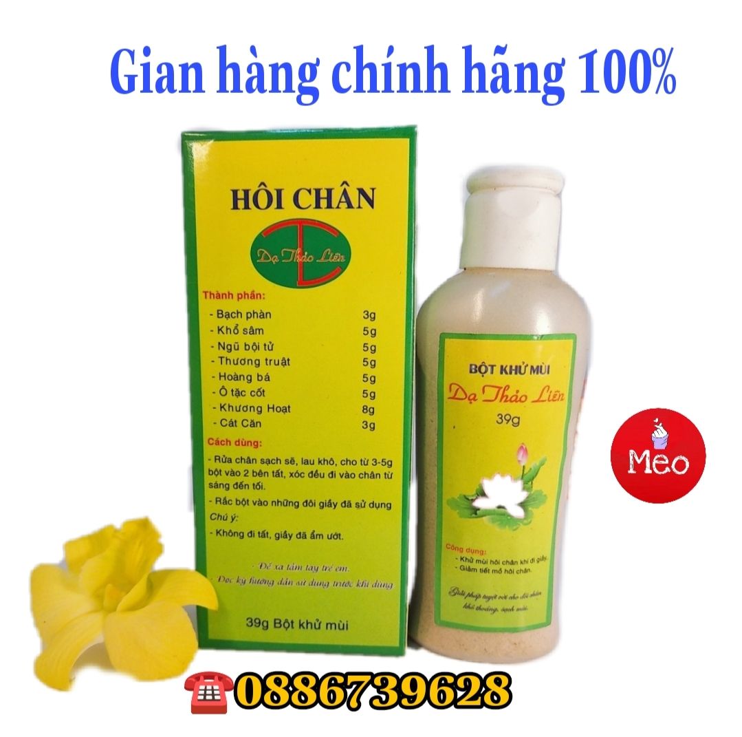 khử mùi HÔI CHÂN DẠ THẢO LIÊN