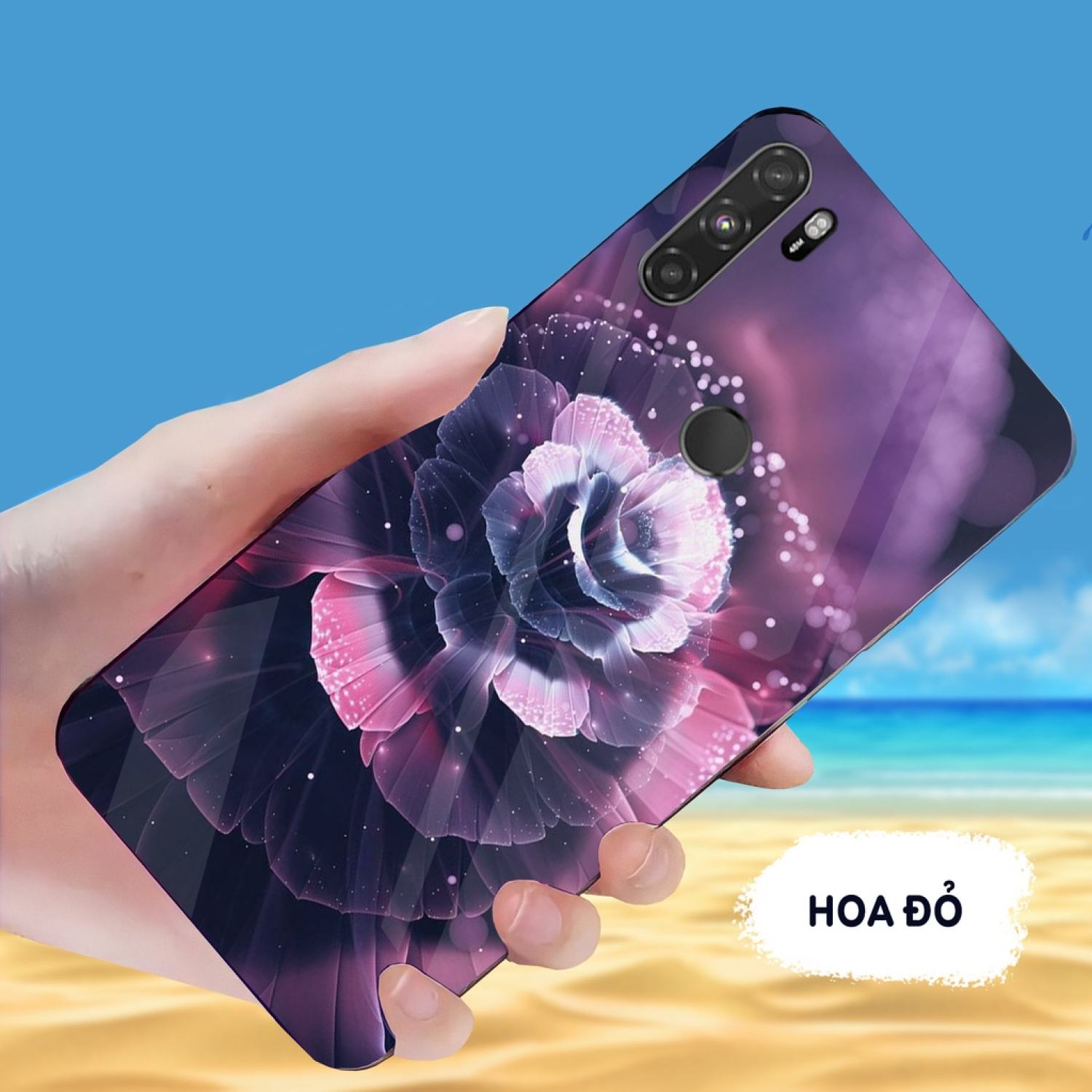 Ốp Lưng Vsmart Active 3 Mặt kính cường lực sáng bóng, cao cấp