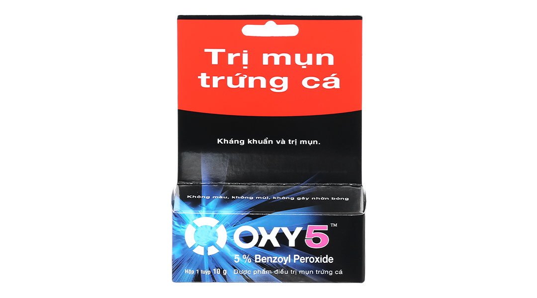 Kem Oxy 5 cho mụn bọc, mụn trứng cá tuýp 10g