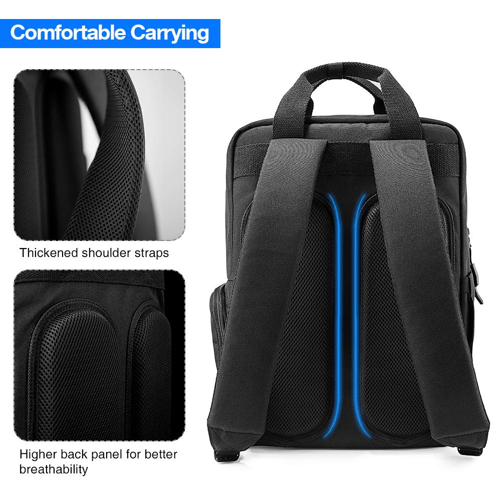 Balo TOMTOC (USA) Daily Backpack For Ultrabook 15inch/22L BLACK - A60