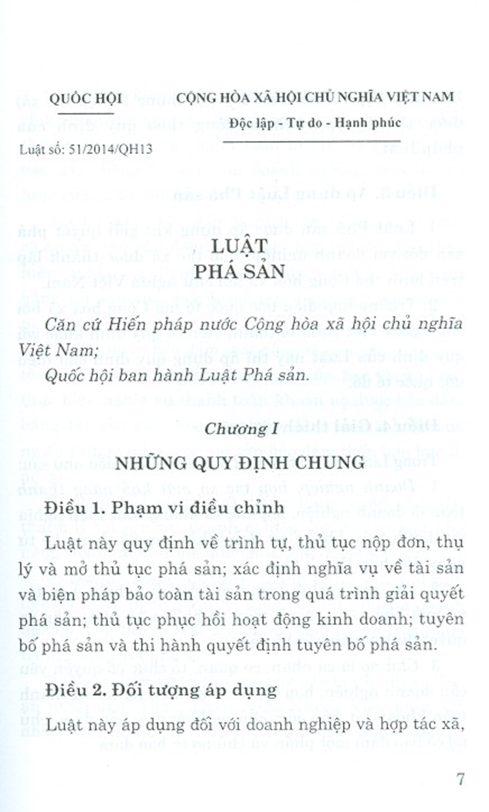 Luật phá sản (Hiện Hành)