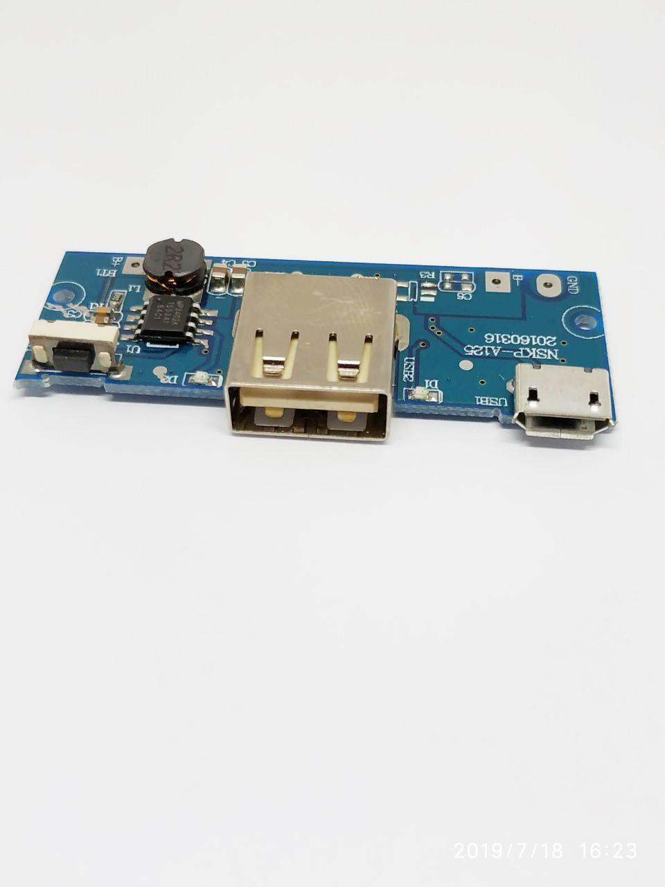 Mạch sạc dự phòng 5V2A (KV02) xanh dương