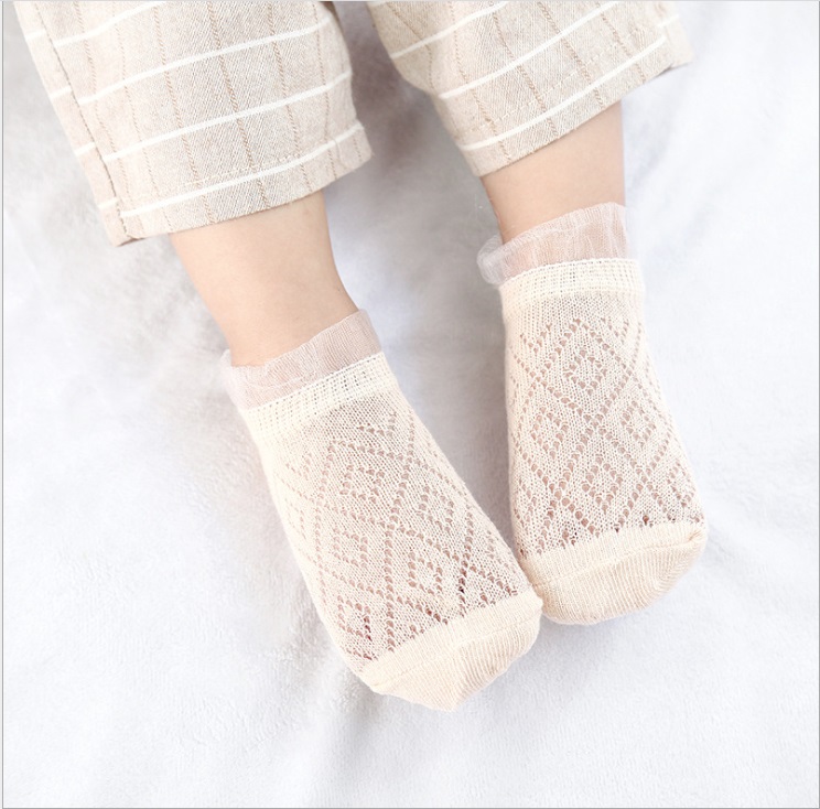 Sét 5 đôi tất lưới cổ ngắn cho bé trai