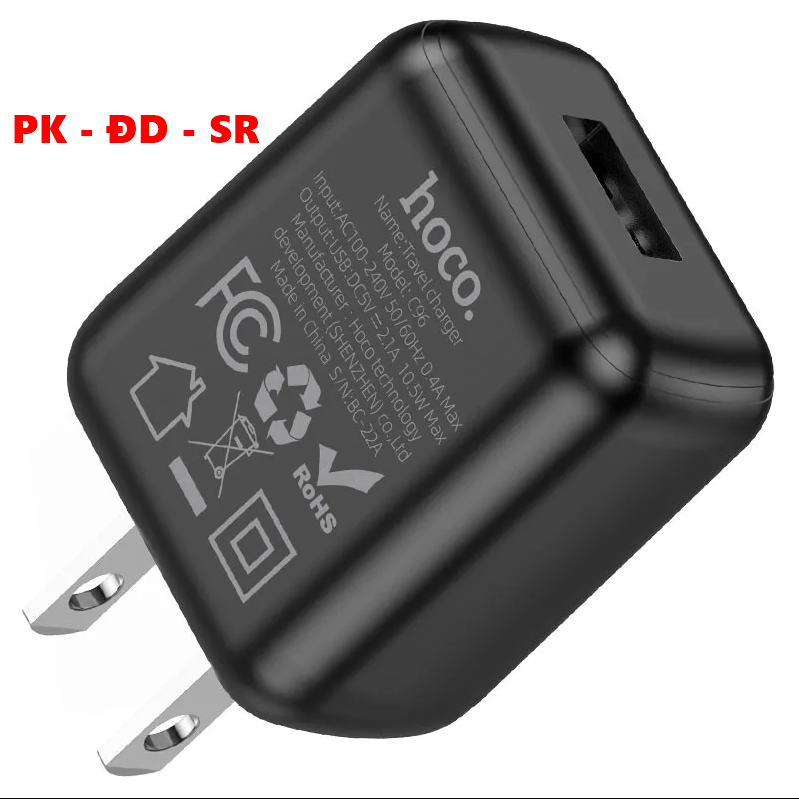 Cốc - củ sạc hoco c96 5v 2.1a - bh 12 tháng 1 đổi 1 - siêu rẻ