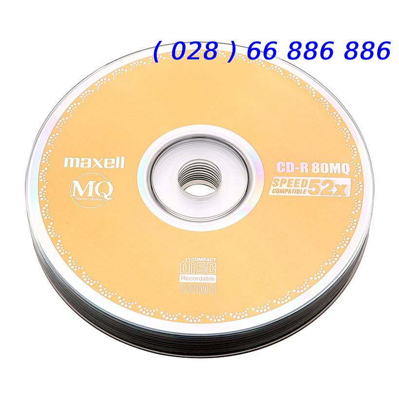 ĐĨA CD-R 700MB, MAXELL ( lốc 10) - DO VPP HIẾU CƯỜNG CUNG CẤP