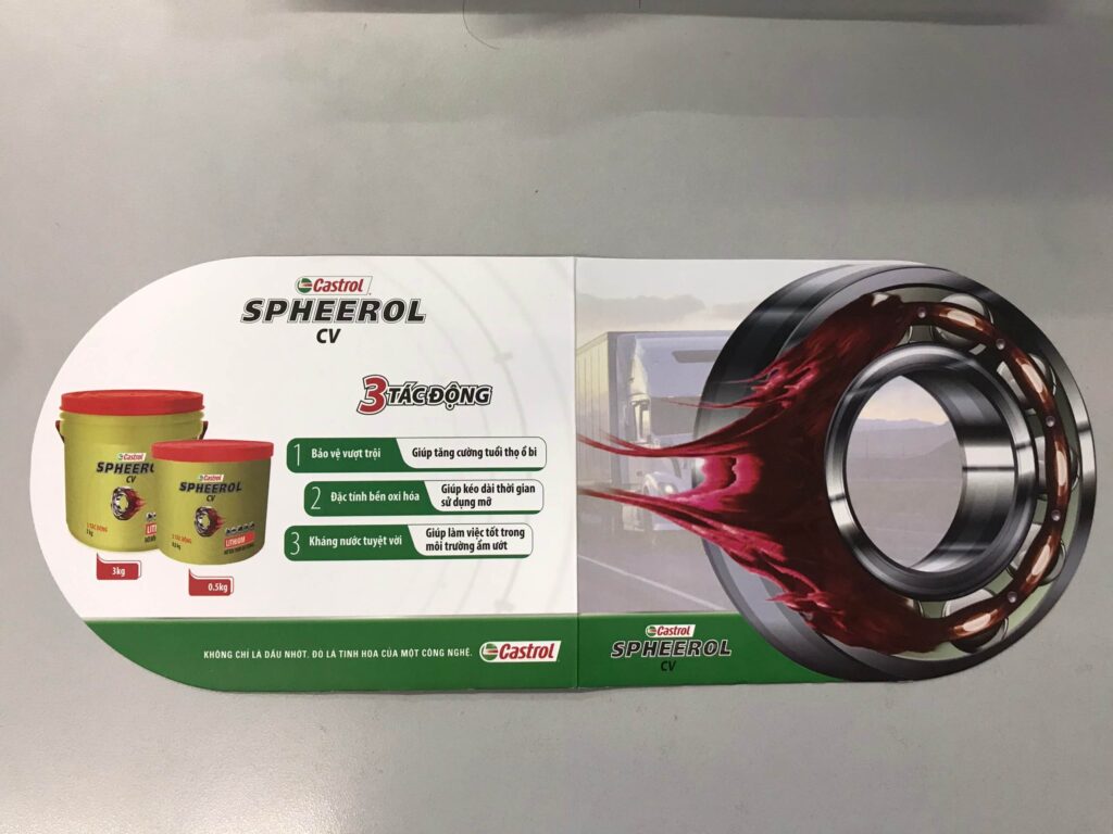 Mỡ bôi trơn CASTROL SPHEEROL CV Lithium 500gr
