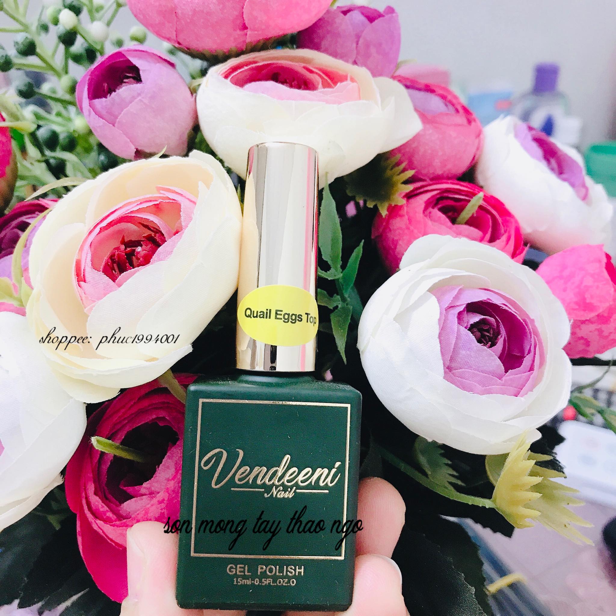 [HCM]Top Gel trứng cút Vendeeni  42k / 1 chai ??
