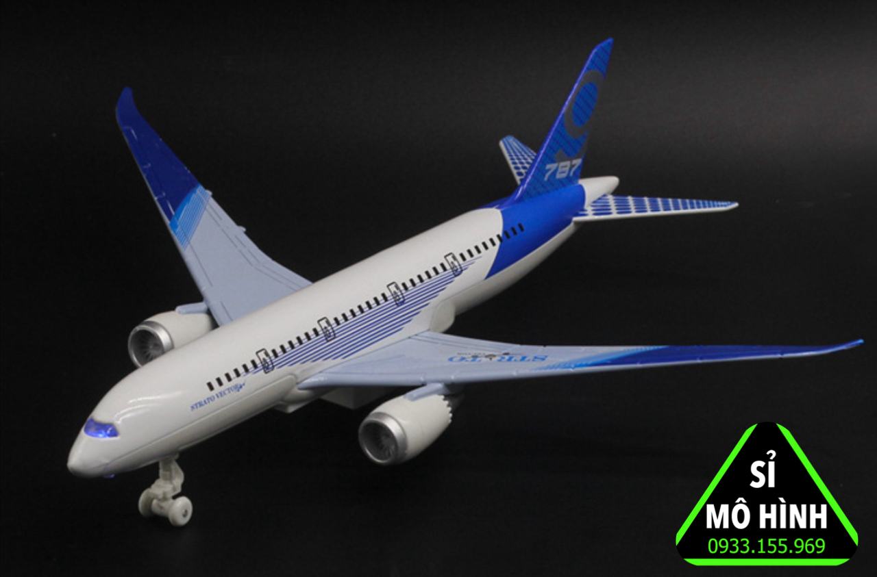 Mô hình máy bay chở khách Boeing 787 bằng kim loại