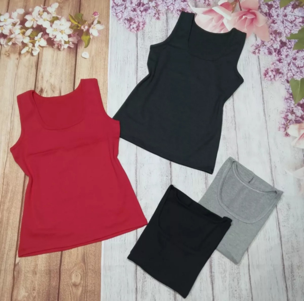 ÁO THUN SÁC NÁCH NỮ _ ÁO THUN BA LỖ NỮ (38KG_65KG)