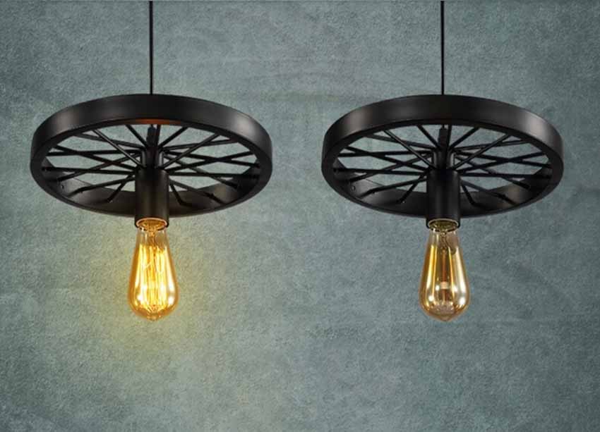 Đèn thả bánh xe đơn Giá 1 Bánh
