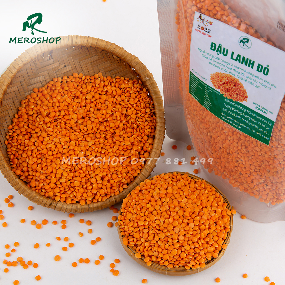 500GRAM ĐẬU LĂNG ĐỎ HẠT SỐNG
