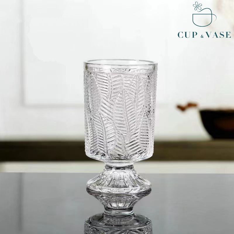 Bình Hoa Thủy Tinh Chân Ly CUP & VASE Cao Cấp Mẫu Mới