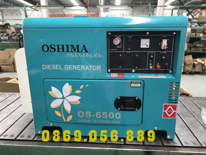 Máy Phát Điện Chạy Dầu 5.5KVA OSHIMA 6500