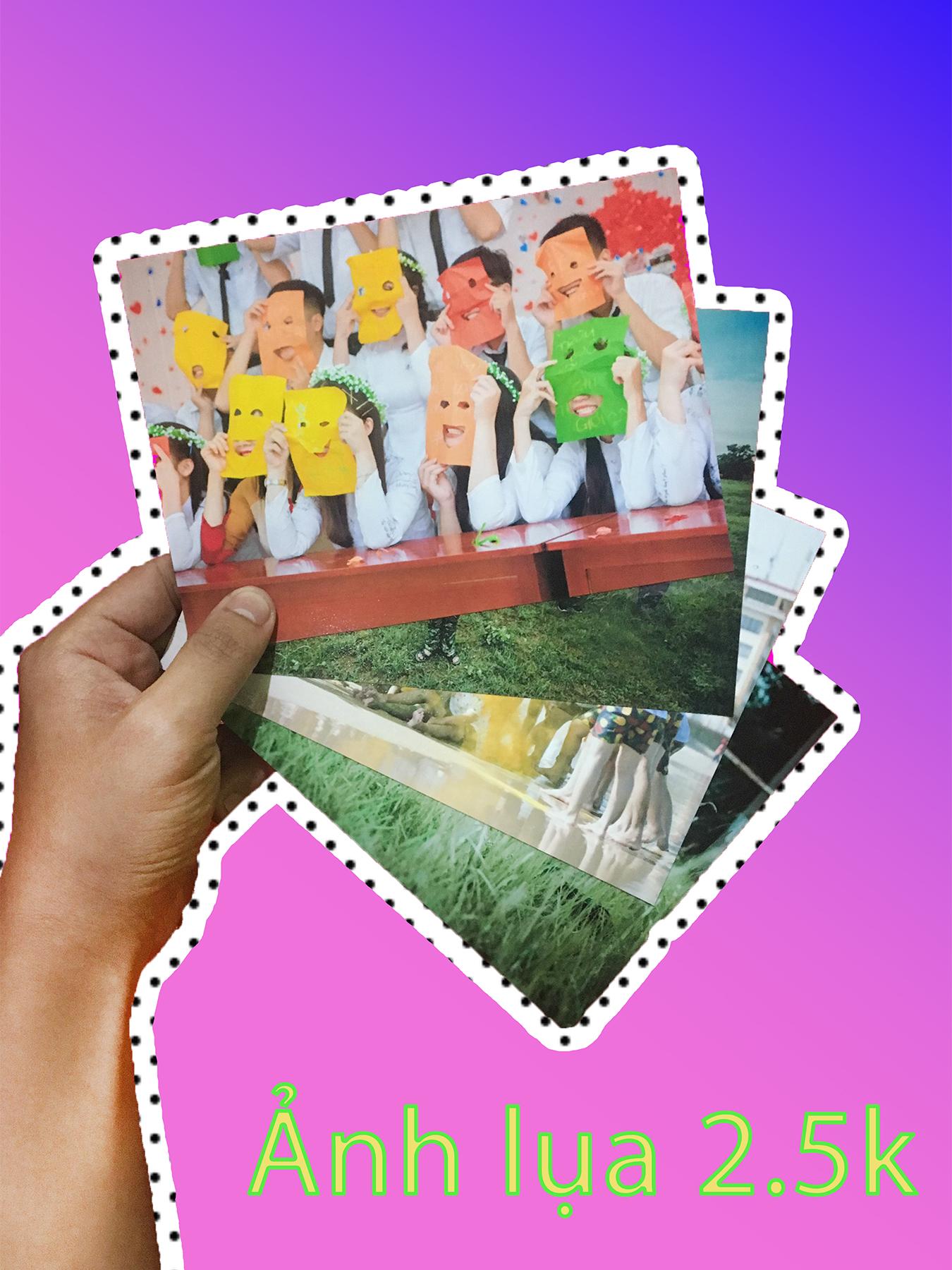 In ảnh 13x18 LỤA Giá 2k5